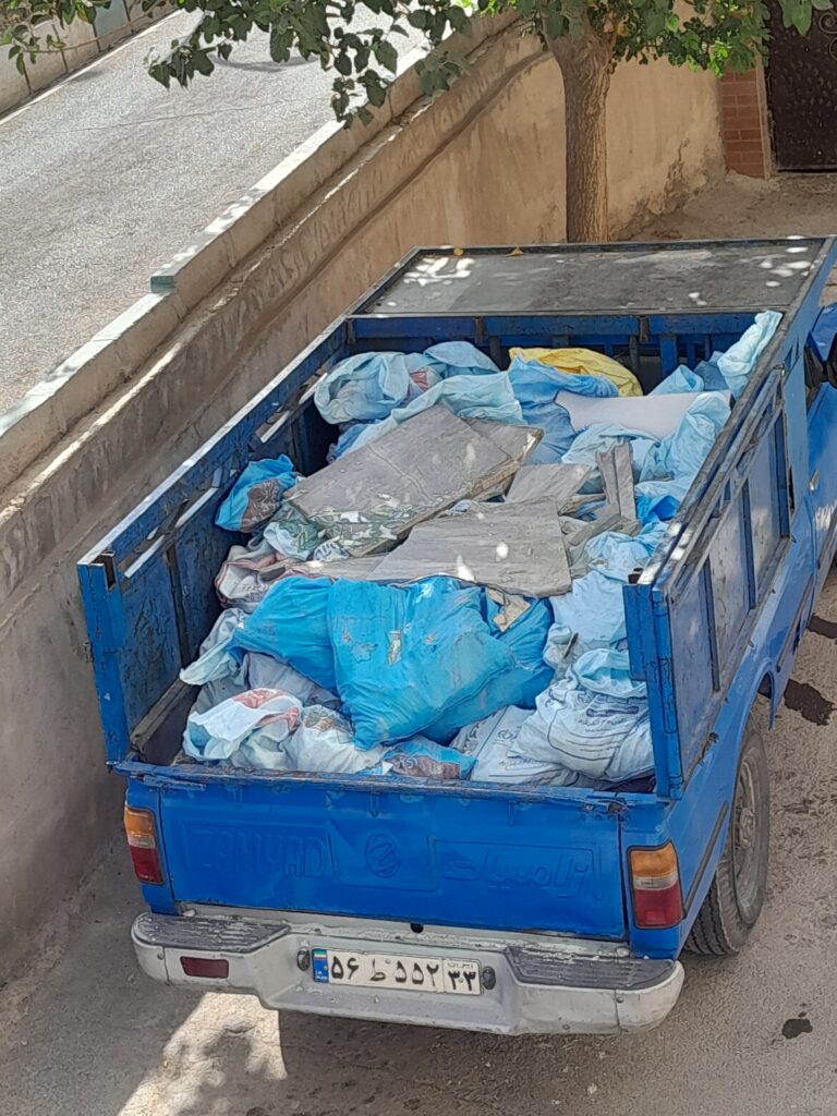 نخاله با نیسان در سراسر تهران